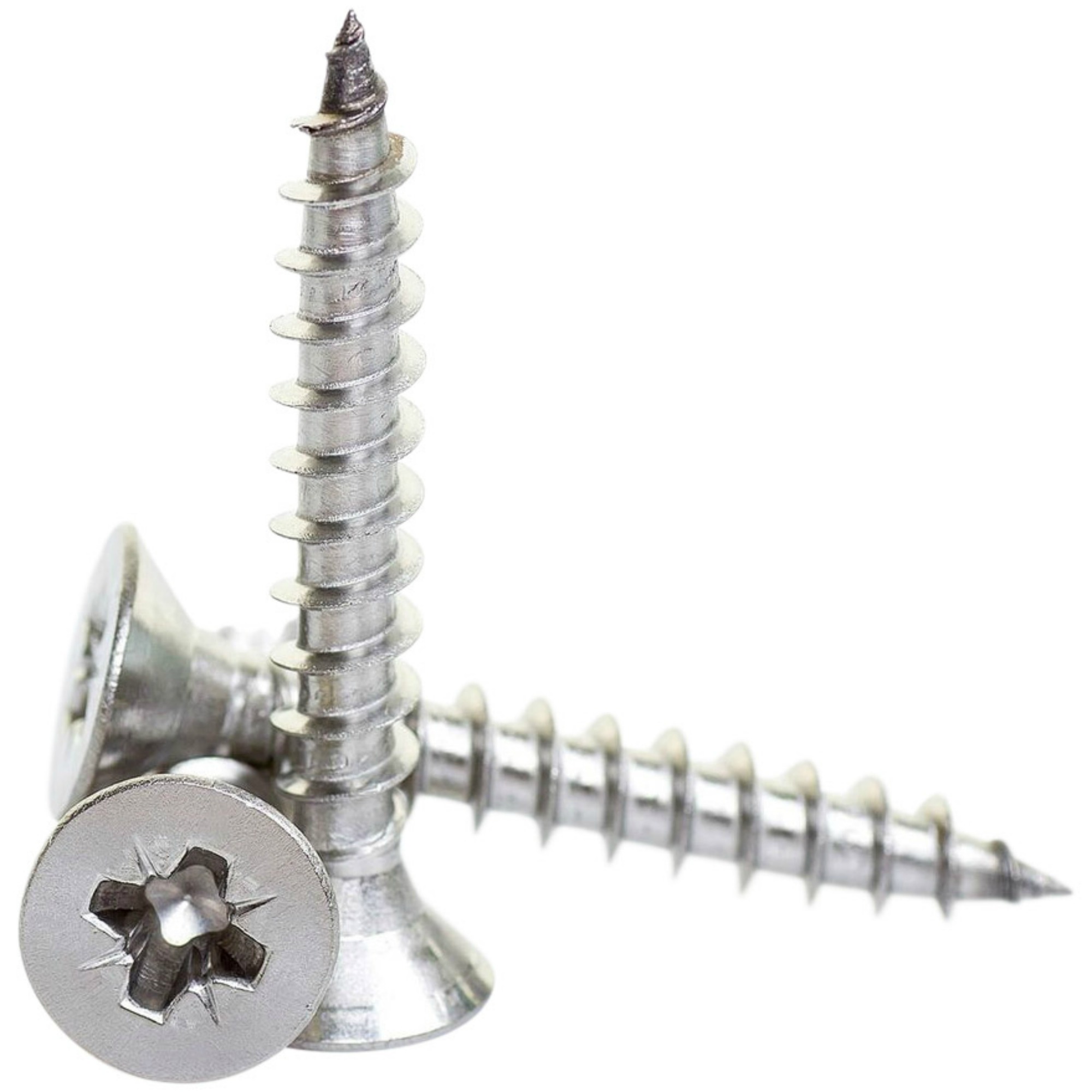 6mm 14g A4 MARINE GRADE STAINLESS STEEL FULLY THREADED CHIPBOARD WOOD SCREWS